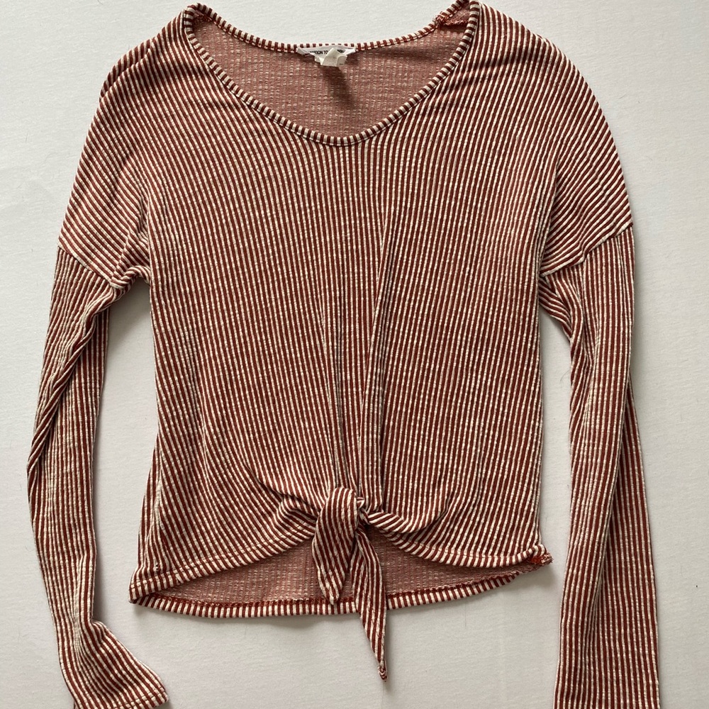 Caution to the Wind striped top